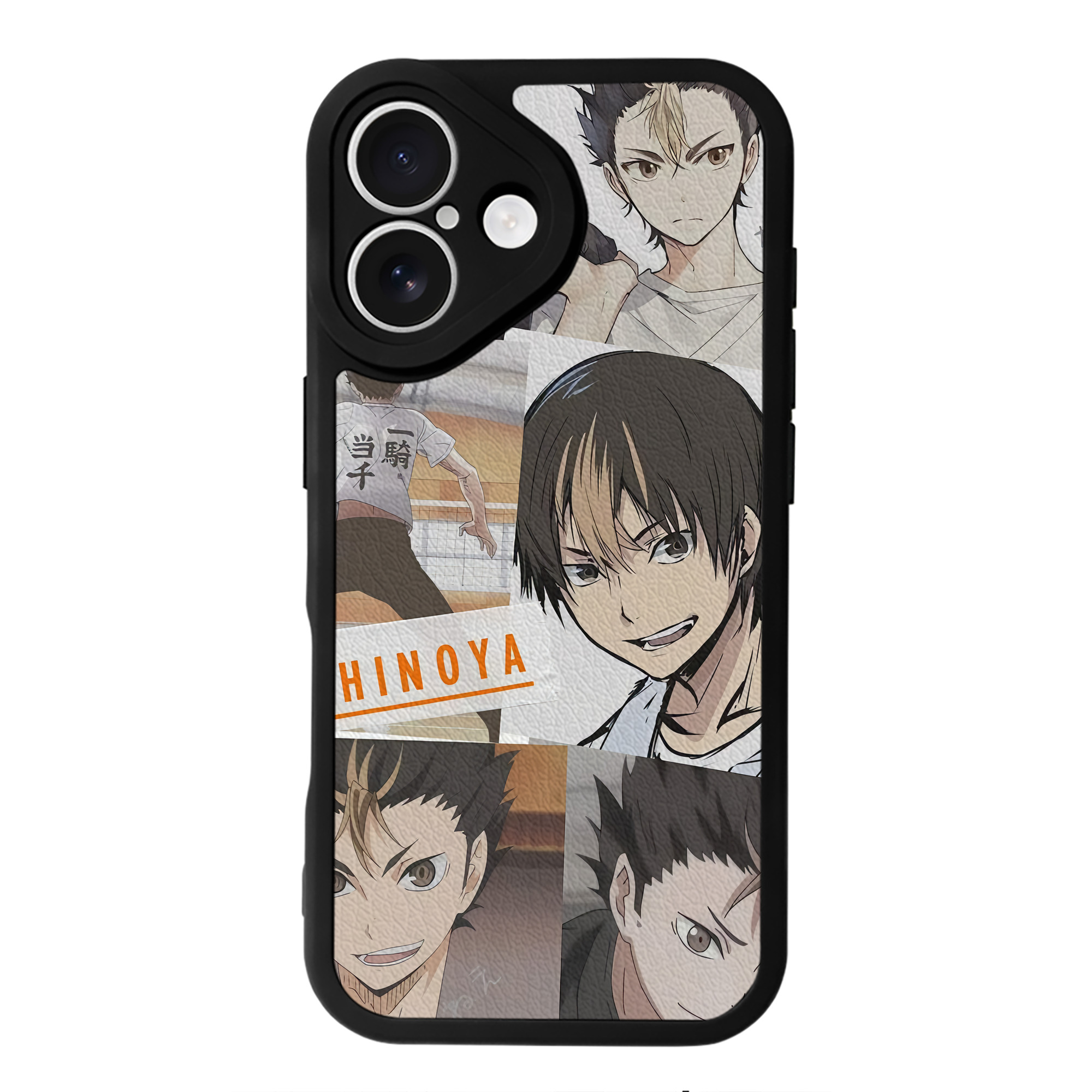 （画像用） ハイキュー!! Haikyu!! 【iPhone 16シリーズ対応】シリコンスマホケース（レザー調） 材質：シリコン
